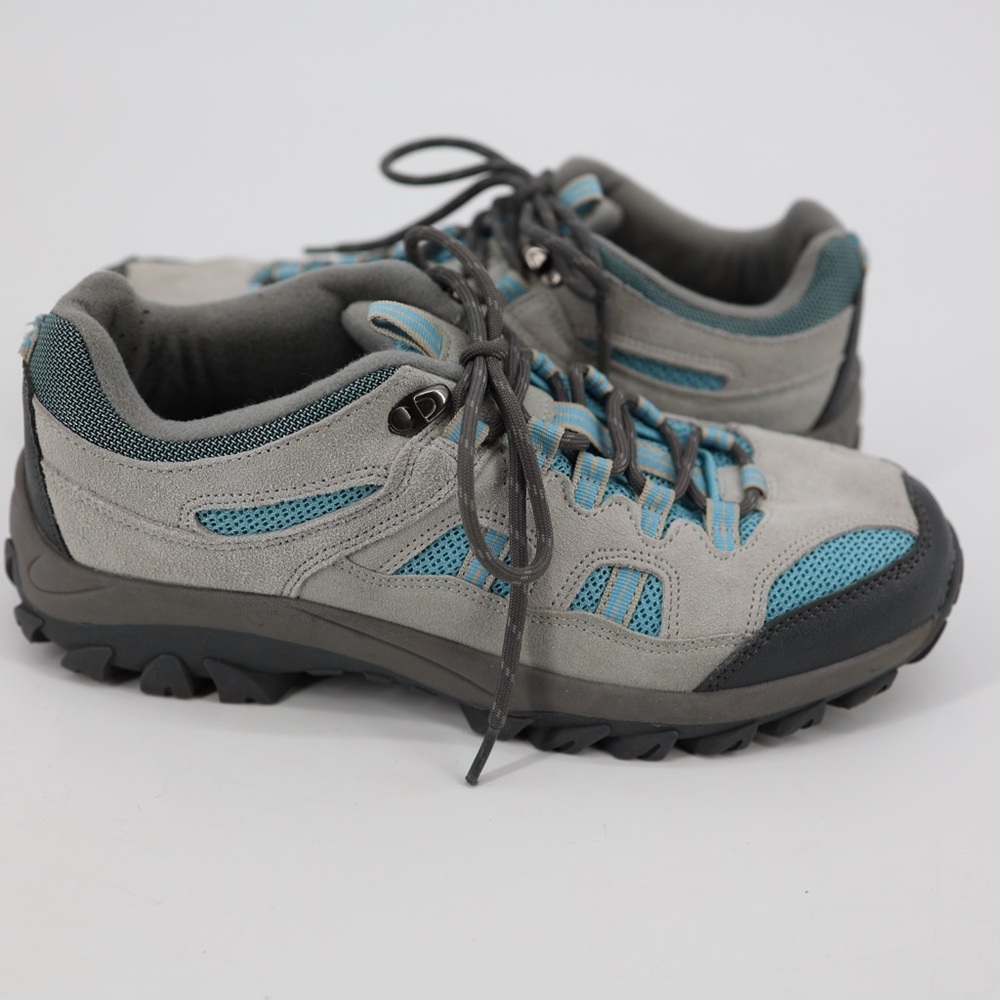 Bearpaw Ridgewood Low NeverWet Trail Hiking Shoes Gray Blue Women’s 10 Gorpcore